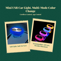 Cordless LED Ambient Light for Car Interior Decoration
