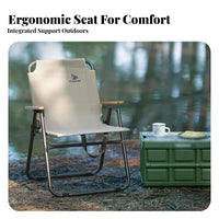 Low-Profile Folding Chair Foldable Portable Seating Lightweight for Picnic Spots