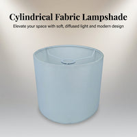 Lampshades for Ceiling Lights and Table Lamps with Textile Construction, Cylindrical Drum Lampshade for Living Room Decor