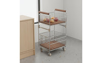 Tiered Laundry Basket Layered Rolling Laundry Basket Movable