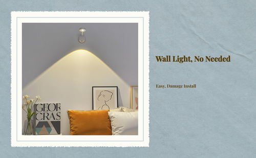 Cordless rechargeable LED wall sconce