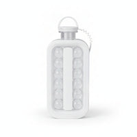 Bottle-Shaped Ice Ball Mold Expandable Drink Accessory Screw-on Cap