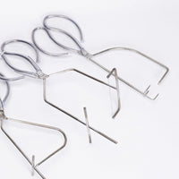 Stainless Steel Glazing Long-Lasting Pottery Dipping Tongs for Art Workshop