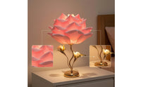 Decorative Floral Table Lamp Ambient Flower Table Lamp Romantic Floral Desk Light Sculptural for Bedroom, Living Room, Reading Nook