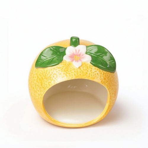Hamster Hideout with Flower Bite-resistantResistant Ceramic Hideout Cool