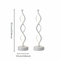 Spiral LED Table Lamp Energy Saving Spiral LED Lamp 3 Color Temperatures for Bar
