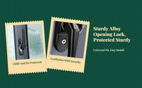 Child-safe sliding hook lock