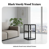 Minimalist Tea Ceremony Cabinet Wabi-Sabi Aesthetic Living Room Furniture Space-Saving Multi-Level Storage for Minimalists