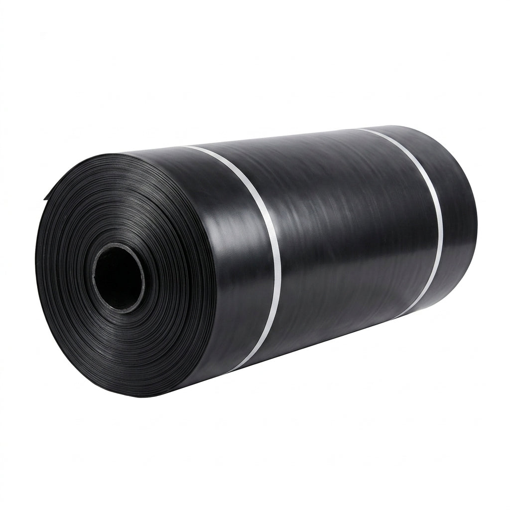 Black HDPE Geomembrane 0.5mm for Waterproofing of Ponds and Landfills