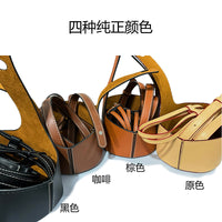 Wholesale Luo Family Bucket Bag Leather Craft Accessories with 3D Flannel Lining and Premium Straps