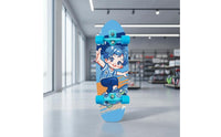 30 Inch Land Surfboard Adjustable Truck Tension Flexible Steering Skateboard