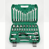 37-Piece Automotive Repair Tool Kit 72-Tooth Socket Wrench Kit with Case Travel-Friendly Socket Set with Ratchet Heavy-Duty for Mechanics