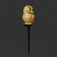 Garden Stake Light with Sunlight Collector Animal Owl Garden Stake Lamp Decorative Owl Ornament for Gardeners, Homeowners, Flower Bed, Lawn