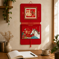 2026 Year of the Horse Wall Calendar with Daily Pages and Blessing Tag