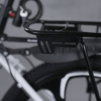 Reinforced Rear Bike Rack with Side Rails Sturdy Bike Luggage Rack Long-Lasting Easy to Install for Commuters