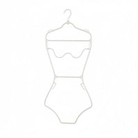 Shatterproof Single-Piece Swimsuit Display Hanger Long-Lasting PP Material Body Form Hanger Flexible Hollow Back Display Form White Finish for Retailers