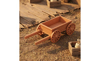 PLA Material 1:12 Scale Handcart Dollhouse Wheelbarrow Model Miniature Farm Wagon for Hobbyists, Collectors, Sand Table