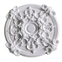 Ceiling Lamp Panel Raised Relief Home Decoration Scroll Pattern