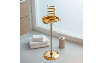 Blow Dryer Floor Stand Metal Construction Freestanding Stand Hands Salon Equipment for Barbershop, Home