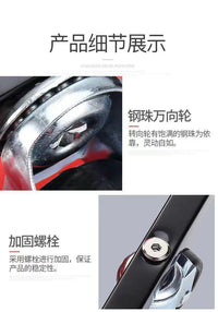 修车躺板滑板底盘40寸加宽汽车保养底盘维修汽保工具滑轮汽修睡板 红色【承重600斤】六轮
