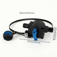Aquatic Reservoir Waterways Component with Cable Resistant Waterways Control Component Quick-Connection for Anglers