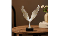 Wing Statue with Base Minimalist Desktop Ornament Modern for Desk, Photographers