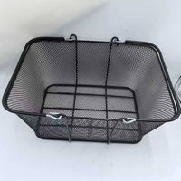 Metal Shopping Basket Portable Double Handle Basket Heavy Duty Household Storage for Supermarket