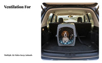 Airline-Approved Design Hard-Sided Travel Crate Portable Hard-Sided Pet transport robustDuty Construction Dog Kennel safety latch for Travelers with companion animals, Cat Owners, Car journeys, veterinarian Visits, Outdoor Excursions