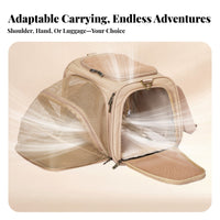 Soft-Sided Airline pet enclosure Luggage Strap Soft-Sided Pet pet enclosure for Cat Owners