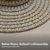 1/6 Scale Doll Hat Doll Boater Hat DIY Decoration for Crafters, Craft Projects, Summer Scenes