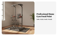 Heavy Duty Pull up Bar Station Stable Base Pull up Station Easy Assembly Home Gym Power Station Adjustable Height for Adults, Families, Beginners, Indoor, Calisthenics, Garage