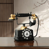 Vintage-Style Decorative Telephone Craft Ornament