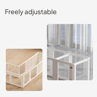 Acrylic Pet Playpen, Tall Modular Dog Fence Panels