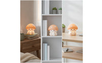 Rechargeable Toadstool Night Light Dimmable Toadstool Lamp Auto-off Silicone Night Light with Timer Portable for Children, Toddlers, Babies, Bedside, Nursery, Bedroom