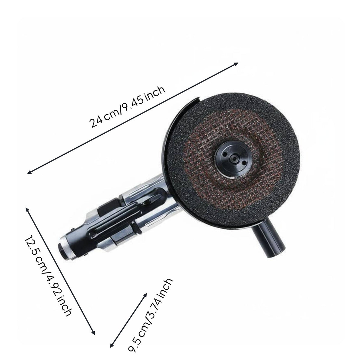 Pneumatic Angle Grinder High Speed 11000rpm Air Powered Grinder Multi-Functional
