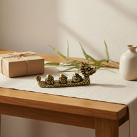Zongzi Dragon Boat Figurine Antique Finish Tea Pet Creative Design for Desktop