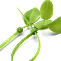 Wholesale Garden Decorative Leaf Cable Ties 3x200 Simulation Leaves Colored Stock