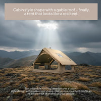 Inflatable Roof Tent Resistant Outdoor Shelter Portable for Multi-Person Use