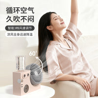 USB小风扇便携式迷你制冷喷雾补水轻音小型宿舍便携式随身无声超静音循环扇空气办公室桌面