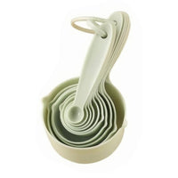 10 Pieces Measuring Cup Set Double Spout Nested Measure Cups Space-Saving Design