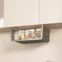 Under-Shelf slide-mount Rack Easy Installation slide-mount Wire Shelf adaptable Use
