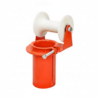 tube-Mouth Cable Guide Wire-Laying Pulley Low-Friction for Electricians, Electrical Work