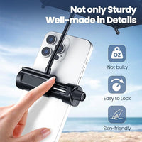 Mini Clip-On Umbrella for Phone, 24cm, Metal Soft Handle, Sun Protection