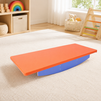 Maple Balance Board, 122x50cm, Wobble Board for Ages 3-6, Balance & Coordination, Stability Training for Indoor Use
