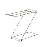 Countertop Rack with Three Rods Foldable Dishcloth Drying Rack Stainless Steel