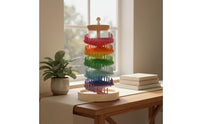 Early Education Rainbow Race Spiral Structure Fine Movement Skills Spiral Ball Track Hand-Eye Coordination Color Sorting Toy Sensory Play for Preschoolers, Toddlers, Kindergarten
