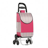 Shopping Cart Trolley with Cloth Bag Lightweight for Farmers Markets