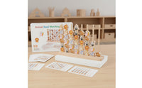 Cognitive Learning Child-Led Bead Matching Toy Fine Movement Skills Creature Bead Matching Game Hand-Eye Coordination Early Education for Toddlers, Kids, Preschoolers, Home, Preschool, Classroom
