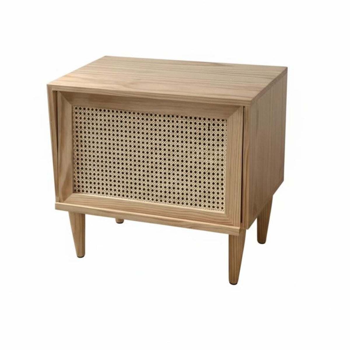 Rattan Bedside Table Nordic Inspired Rattan Bedside Cabinet Japanese Aesthetic