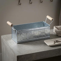 Galvanized Planter Multipurpose Decorative Container Sturdy